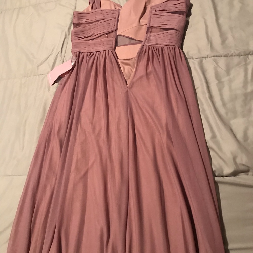 ELSYE DRESS - MAUVE - Picture 4 of 7